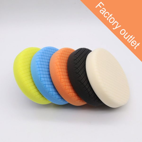 5 pcs car 6.5 Inch Face for 6 Inch 150mm Backing Buffing Sponge Pads ...