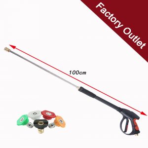 Multifunctional High Pressure Car Wash Gun with long Wand and 5 Nozzles Set(x16)