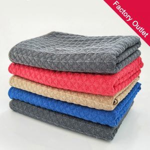 New High Quality Microfiber Waffle Cloth 340GSM 40x40cm(x300)