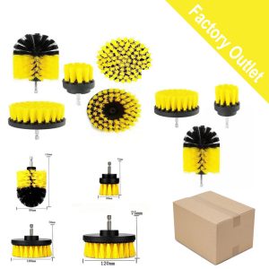 Drill Brush Power Scrubber Cleaning Brush Drill Scrub Brushes Kit with Extended Attachment Set(x50)