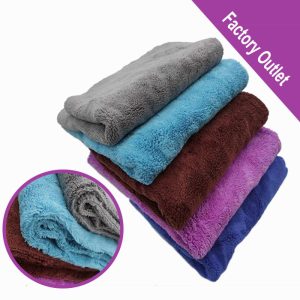 540GSM Edgeless Microfiber Coral Plush Towel 40x40cm (x150)