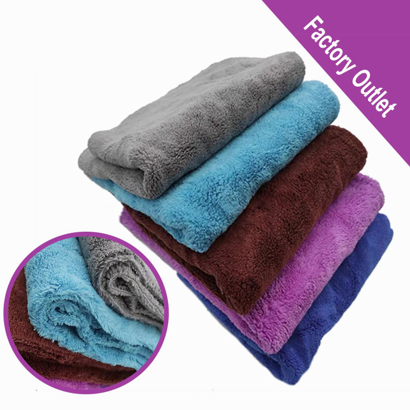 540GSM Edgeless Microfiber Coral Plush Towel 40x40cm (x150)