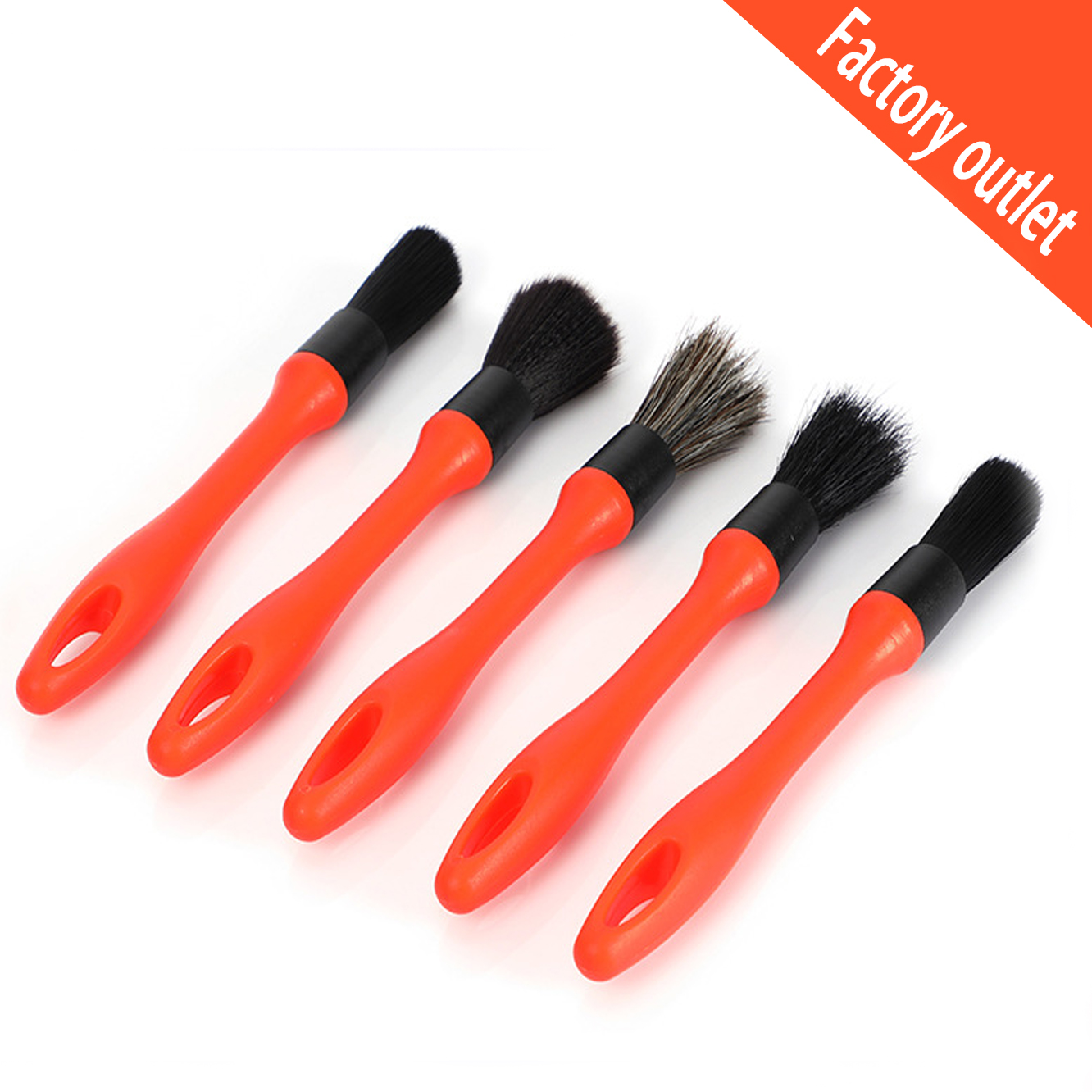 Bristle Car Multi-Functional Details 5 Brushes Set(x100)