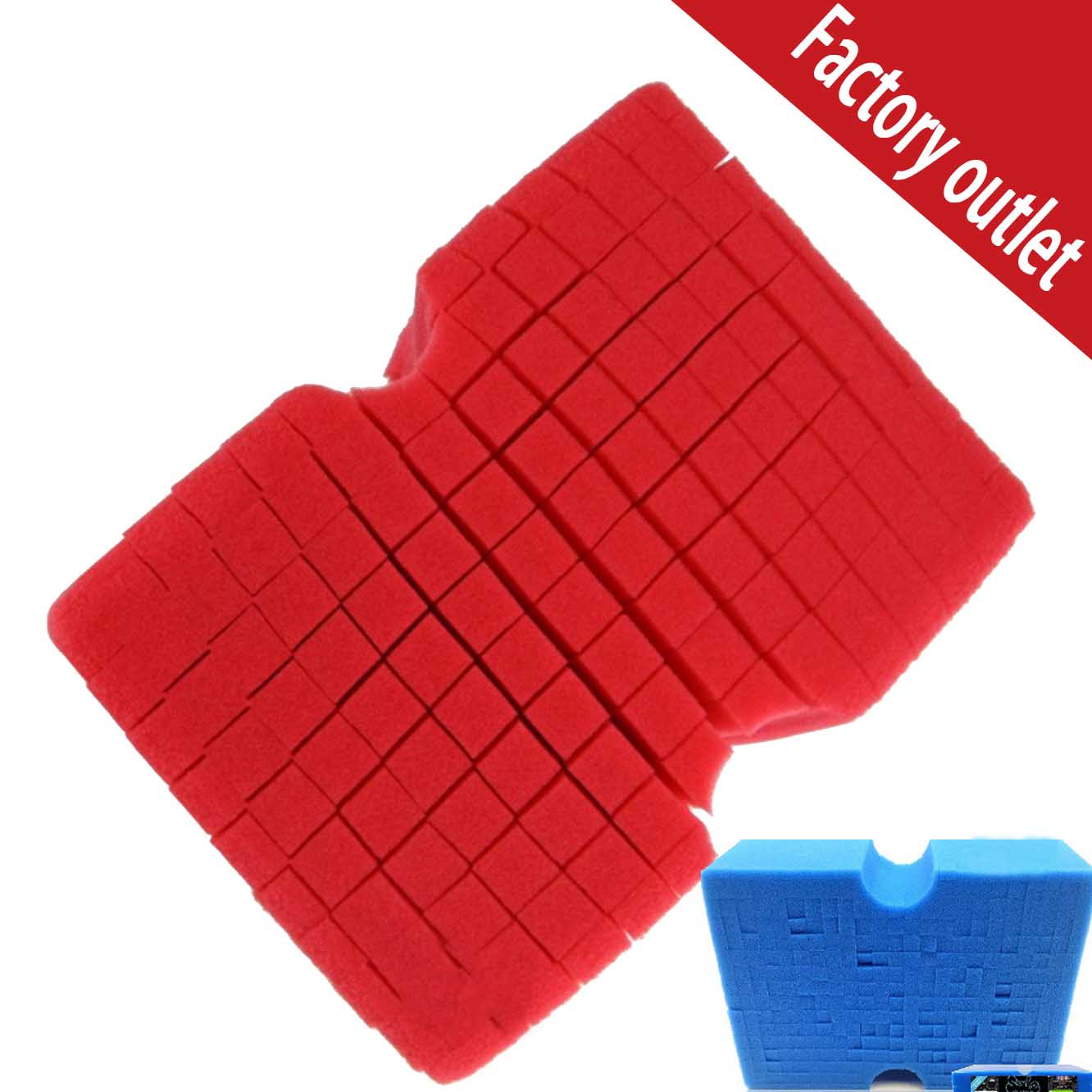 Premium Jumbo Foam Grid Car Wash Sponge(x60)