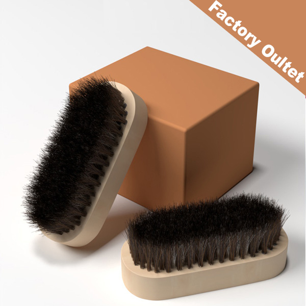 Premium Multi-Functional Leather Seat Cleaning Brush with Horsehair Bristles and Wooden Handle - Car Interior Safe(x200)