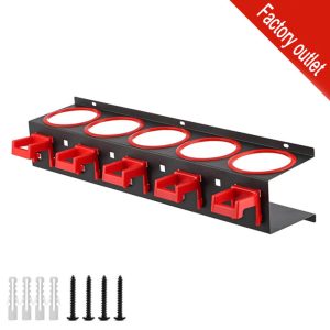 Spray Bottle Holder Wall Mount, Spray Storage Rack Organizer Aerosol Can Rack (x12)