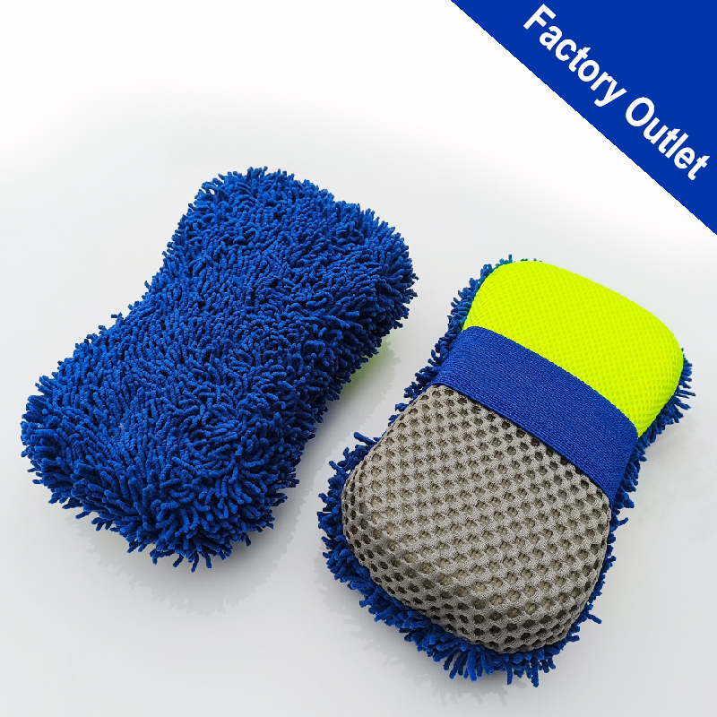 Jumbo 8-Shaped Microfiber Chenille Car Wash Sponge(x40)